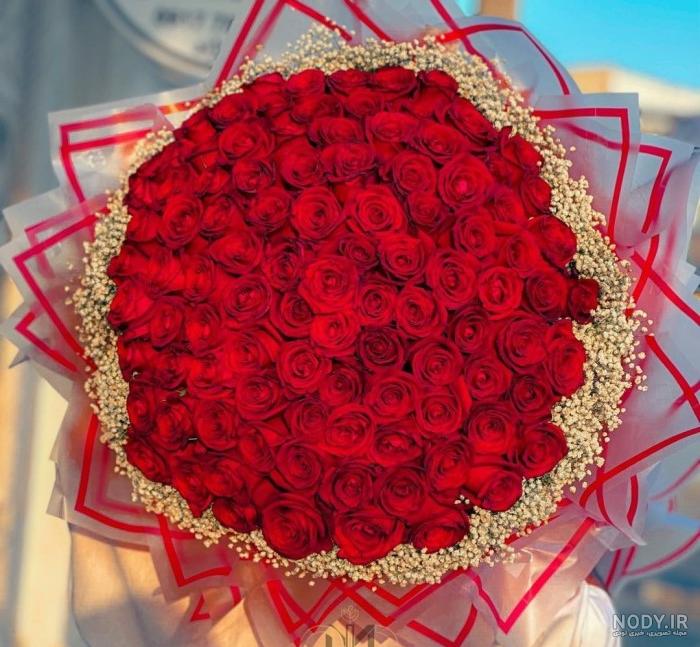عکس دسته گل رز قرمز زیبا 09129410059 - ارسال دسته گل در محل تهران  09129410059