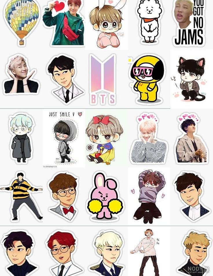 فتوکارت BTS بسته 10 عددی (Photocards) - روی کاغذ عکس - لوازم تحریر بی تی اس