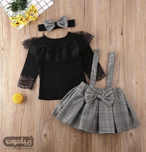 مدل های شیک لباس بچه محرمی ❤️ ست لباس مشکی دخترانه پسرانه مناسب محرم شیک