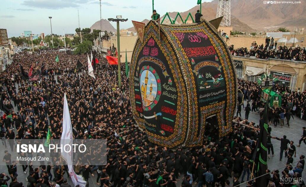 نخل عزاداری در میبد یزد (عکس) نخل عزاداری در میبد یزد (عکس)