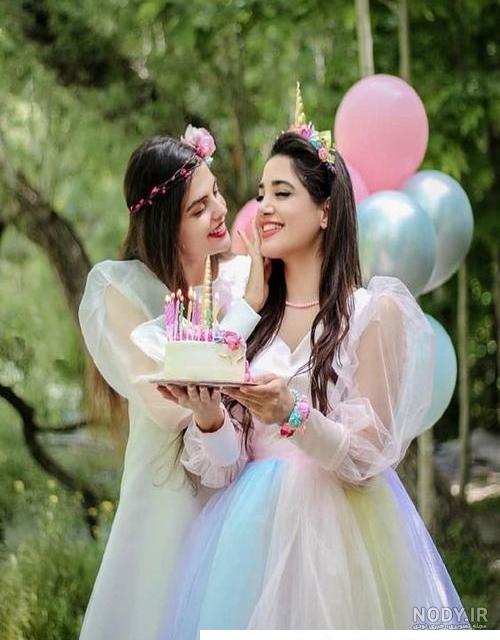 ژست عکس تولد دسته جمعی ❤️ [ بهترین تصاویر ]