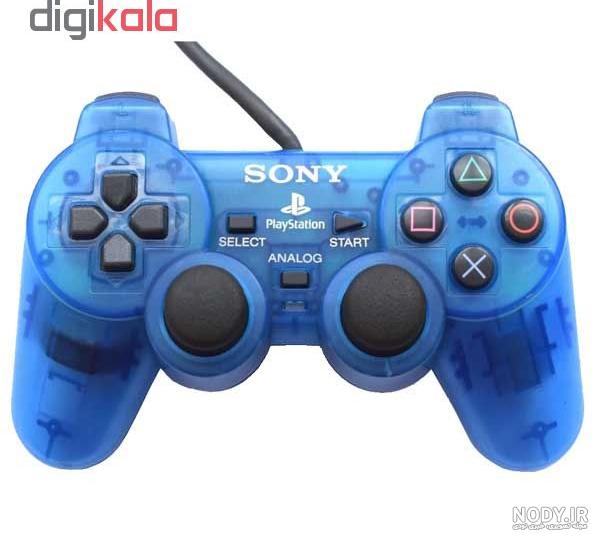 دسته پلی استیشن دوال شاک سفید مات کابل ابریشمی ICE دار DUALSHOCK PS2 دسته پلی استیشن دوال شاک سفید مات کابل ابریشمی ICE دار DUALSHOCK PS2