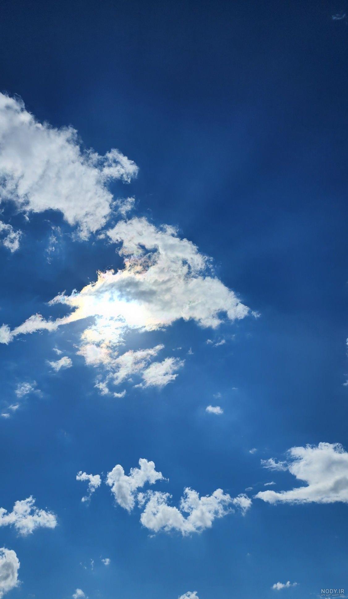 عکس کیوت آبی آسمانی