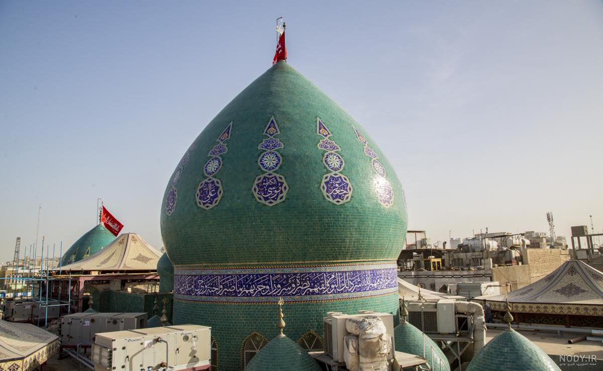 ونمایی از چهار نیم‌ضریح خیمه‌گاهی کربلا + عکس