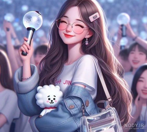 عکس خفن عکس بی تی اس دختر