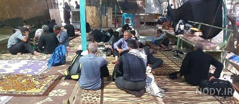 ایسنا - زائران حسینی در مسیر کوفه به کربلا