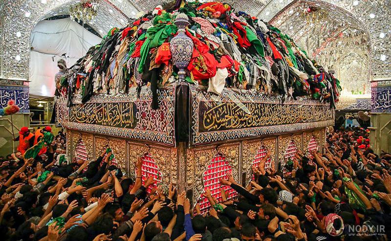 تصاویر/ راهپیمایی زائران اربعین از نجف به کربلا