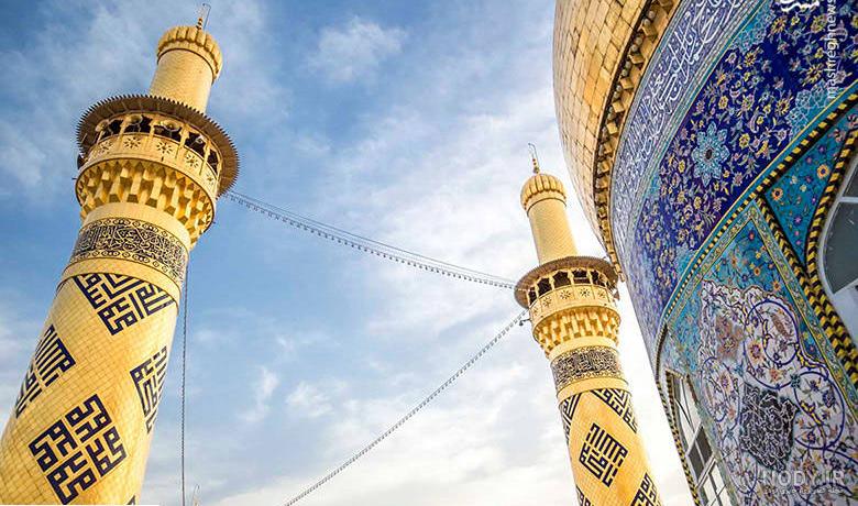 تصویر باکیفیت گنبد و گلدسته امام حسین تصویر باکیفیت گنبد و گلدسته امام حسین