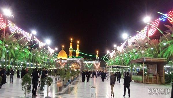 تصویری از صحن اصلی حرم امام حسین علیه‌السلام