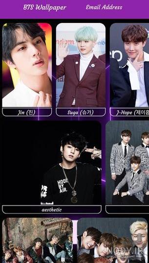 دانلود برنامه تصویرزمینه بی تی اس-BTS💜 اندروید | بازار