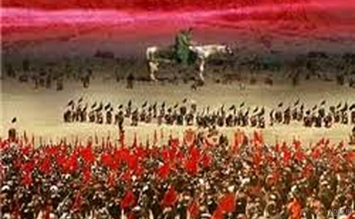 عکس جنگ امام حسین در کربلا