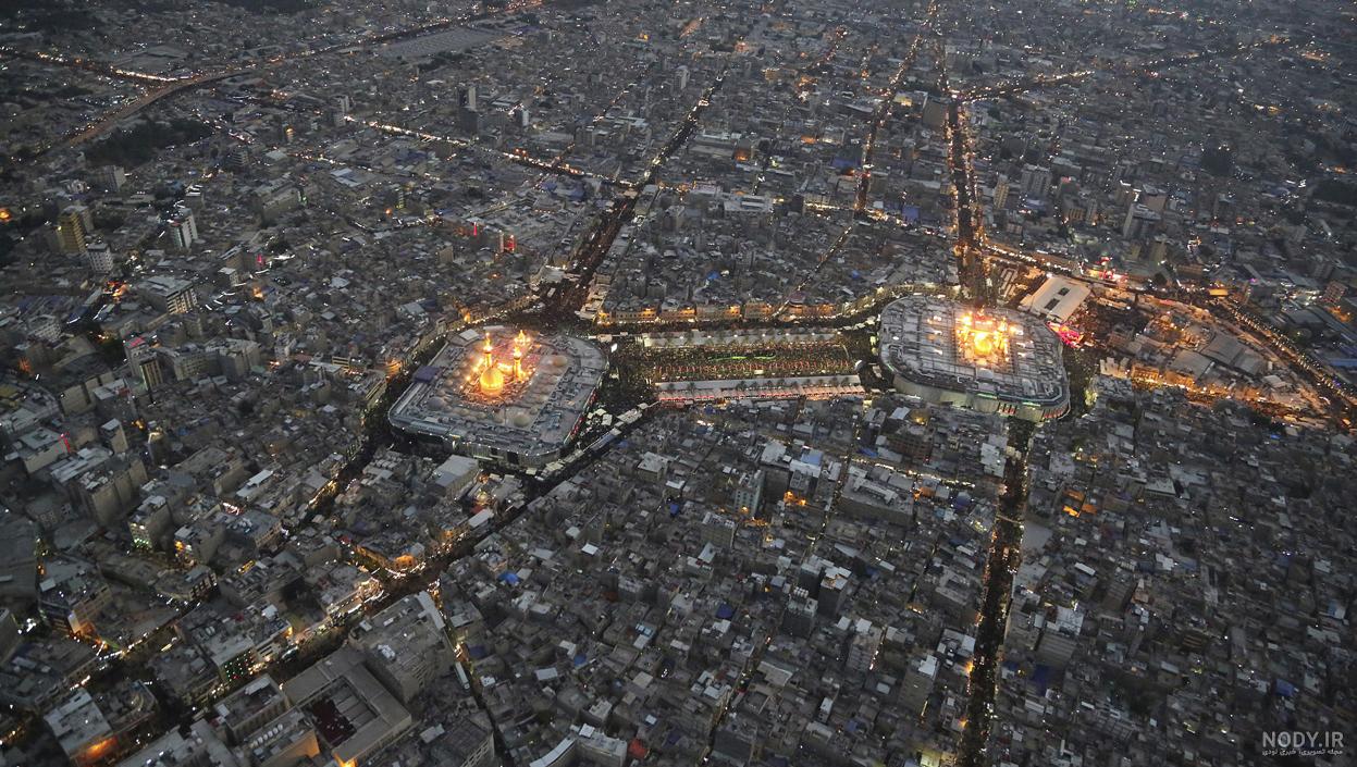 نقشه راهنمای مرز مهران تا نجف اشرف و کربلای معلی