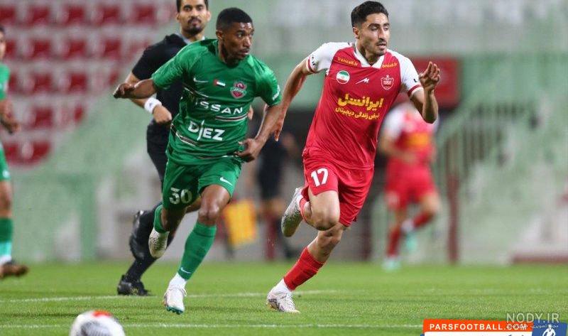 عکس صحرایی بازیکن پرسپولیس