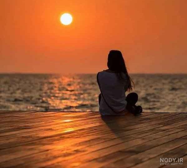 عکس خفن عکس دختر کنار دریا طبیعی