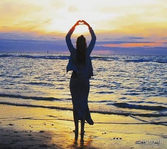 عکس خفن عکس دختر کنار دریا طبیعی