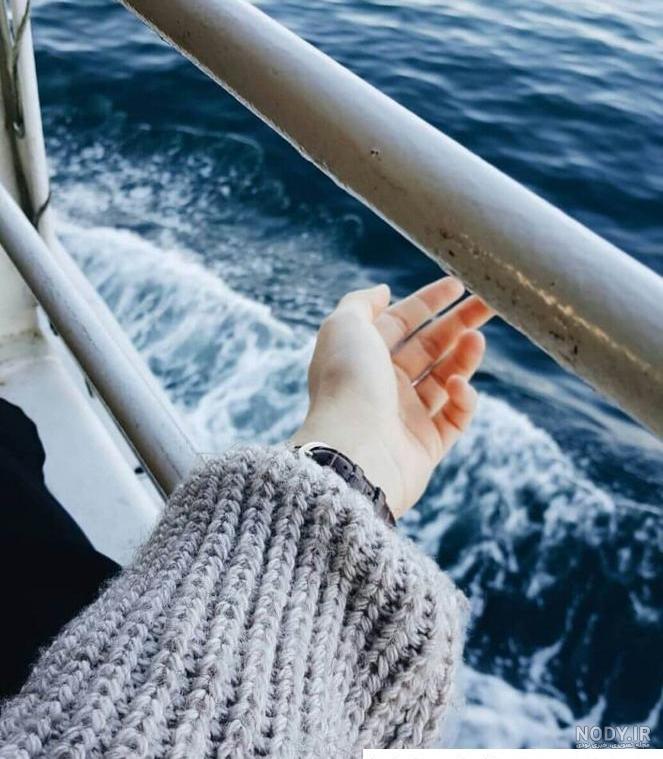 عکس خفن عکس دختر کنار دریا طبیعی