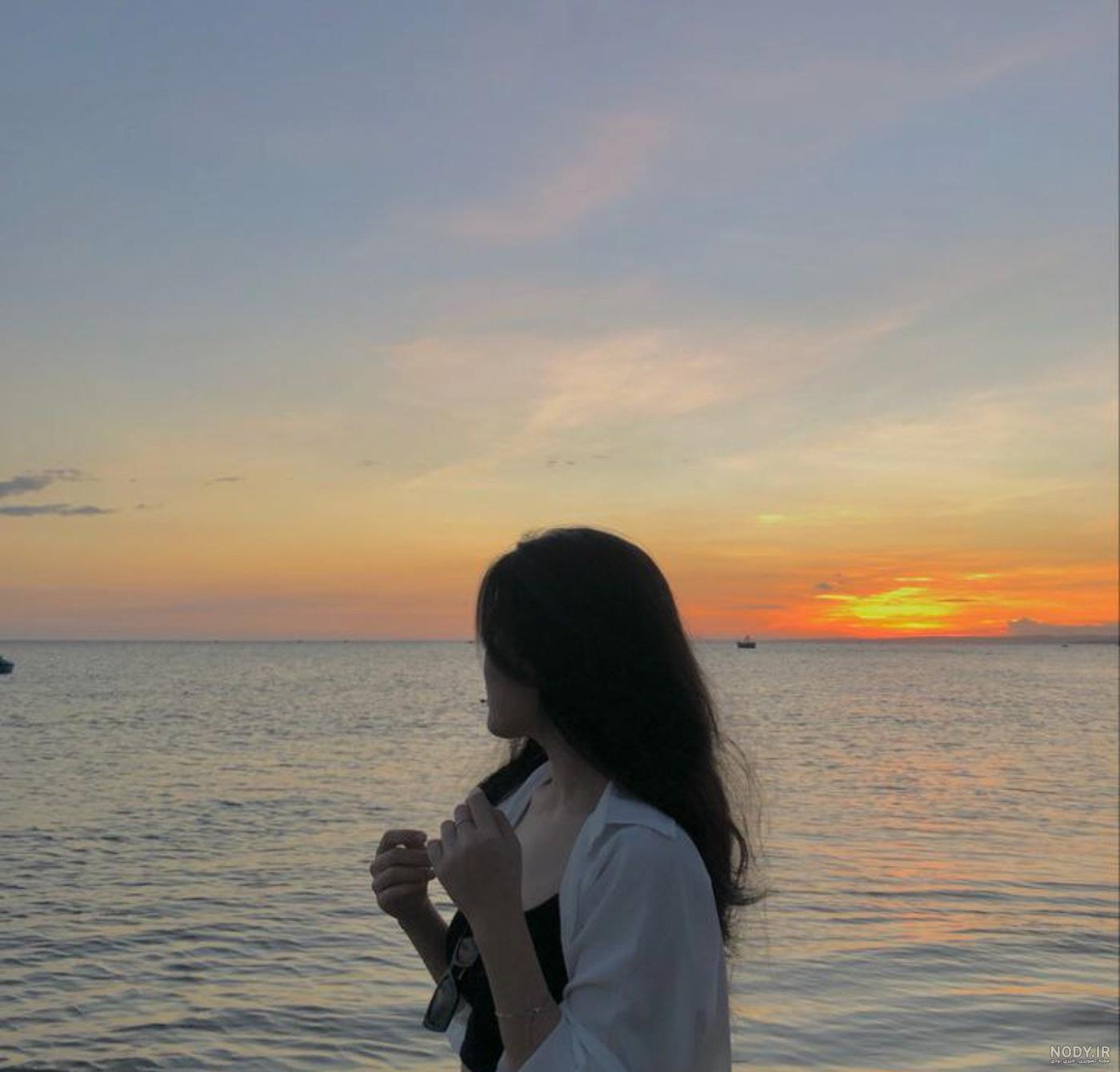 عکس خفن عکس دختر کنار دریا طبیعی