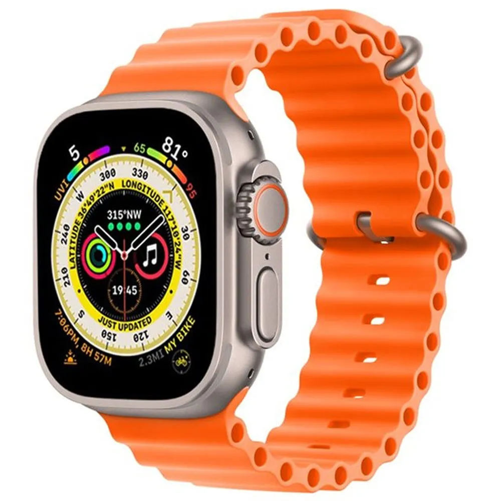 ساعت هوشمند طرح اپل واچ صورتی Smart watch 7 - گالری میراکو