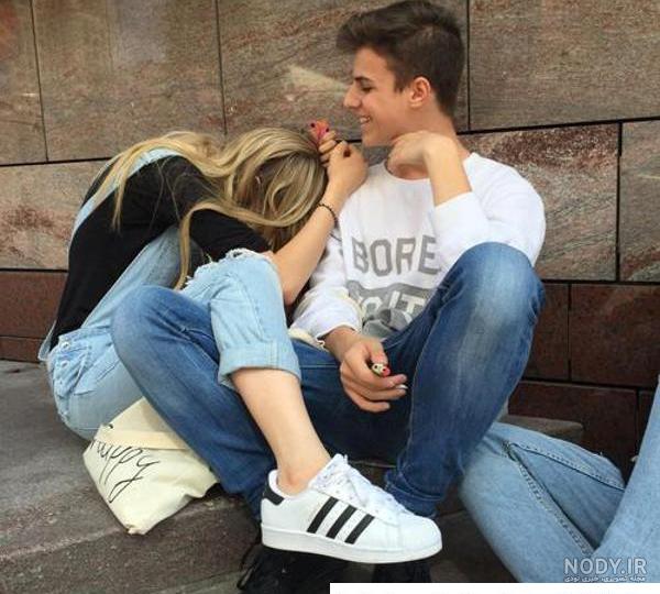 عکس دختر پسر لاکچری بغل هم