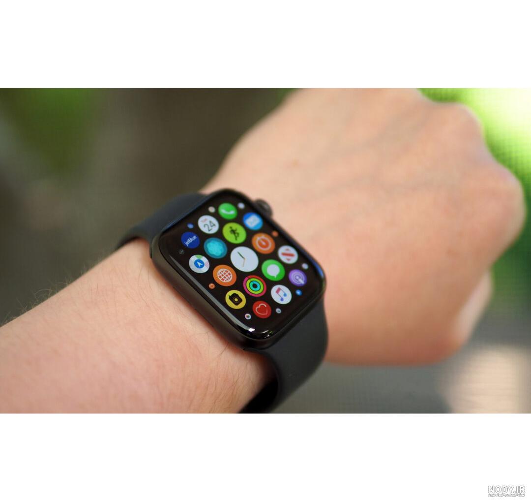 قیمت و خرید ساعت هوشمند اپل واچ سری 5 مدل 44mm Aluminum Case With Black  Nike Sport Silicon Band