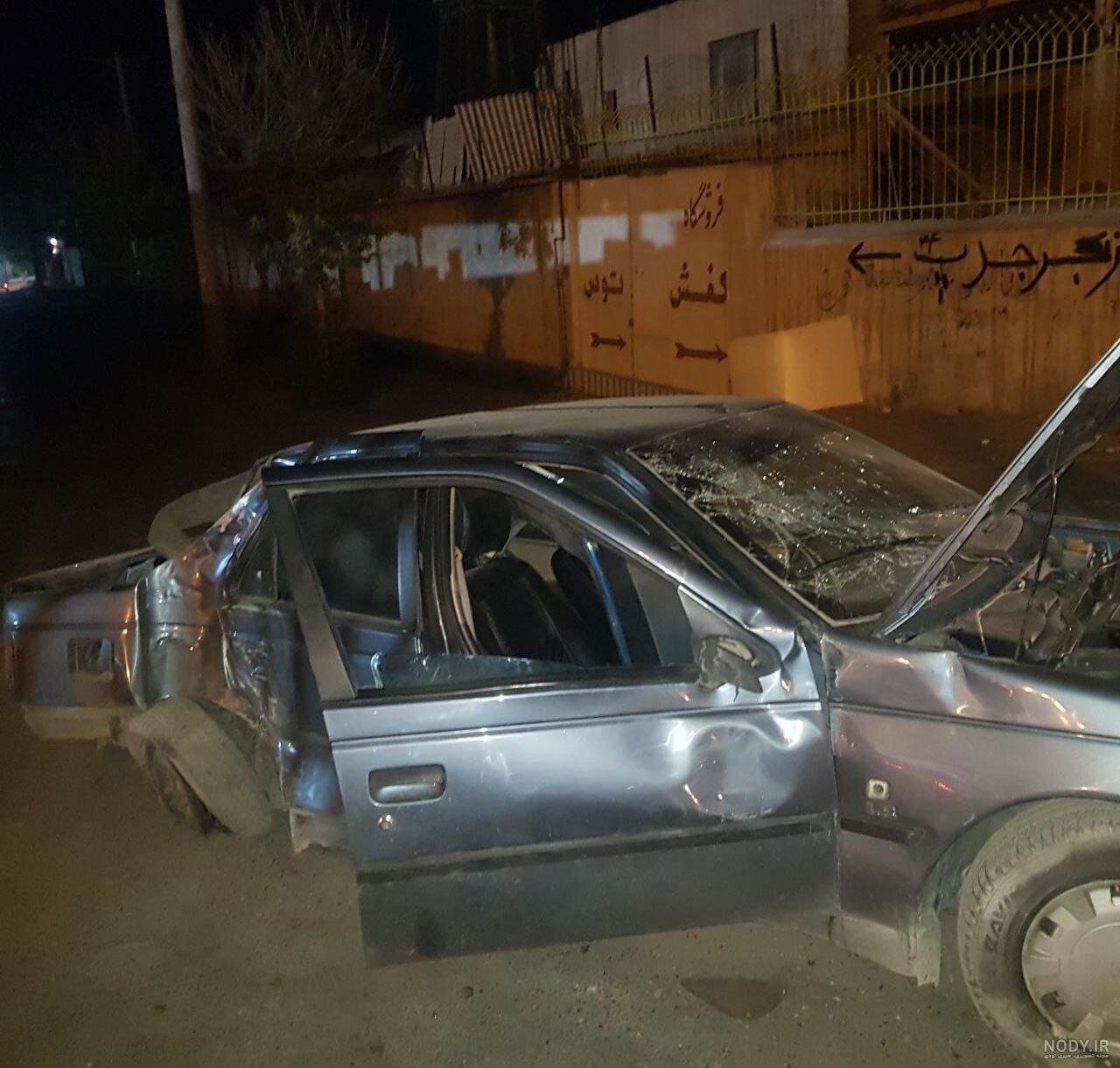 تصادف پژو پارس و اتوبوس مسافربری در شیراز + عکس | خبرگزاری صدا و سیما