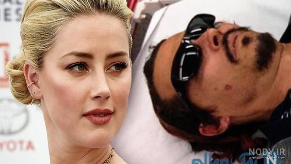 عشق امبر هرد به جانی دپ!! / پیام های عاشقانه امبرهرد برای همسرش