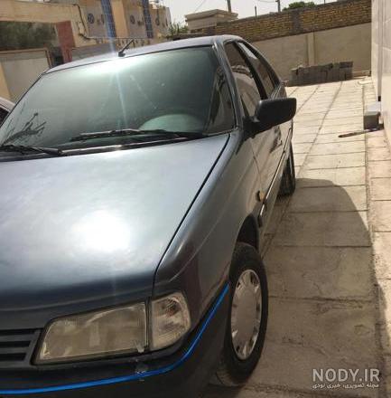 عکس ماشین پژو 405 رنگ دلفینی