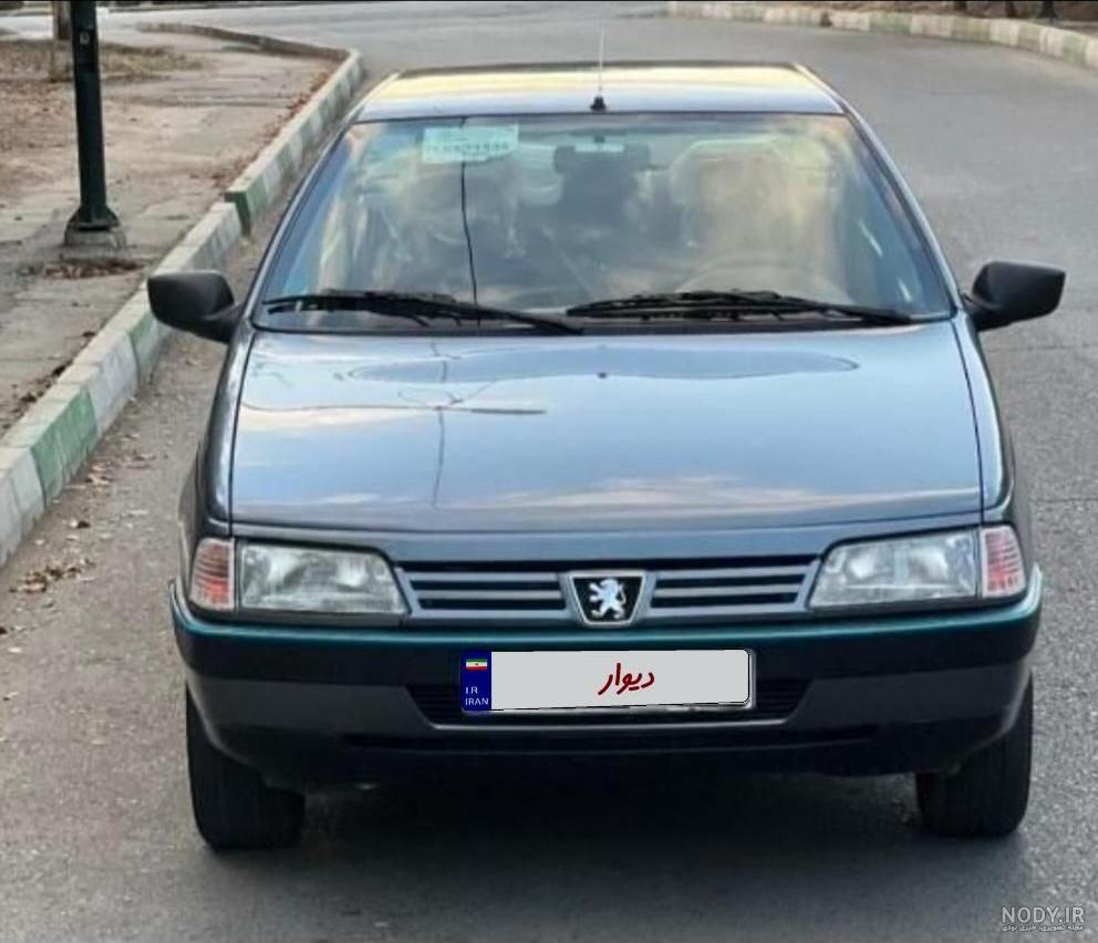 عکس ماشین پژو پارس به رنگ دلفینی