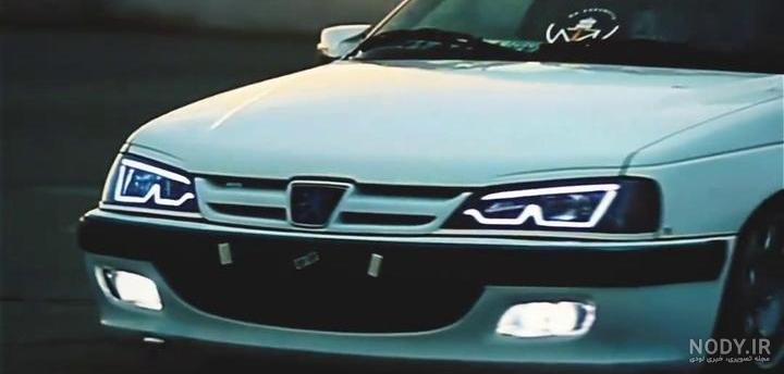 عکس پژو سفید شوتی