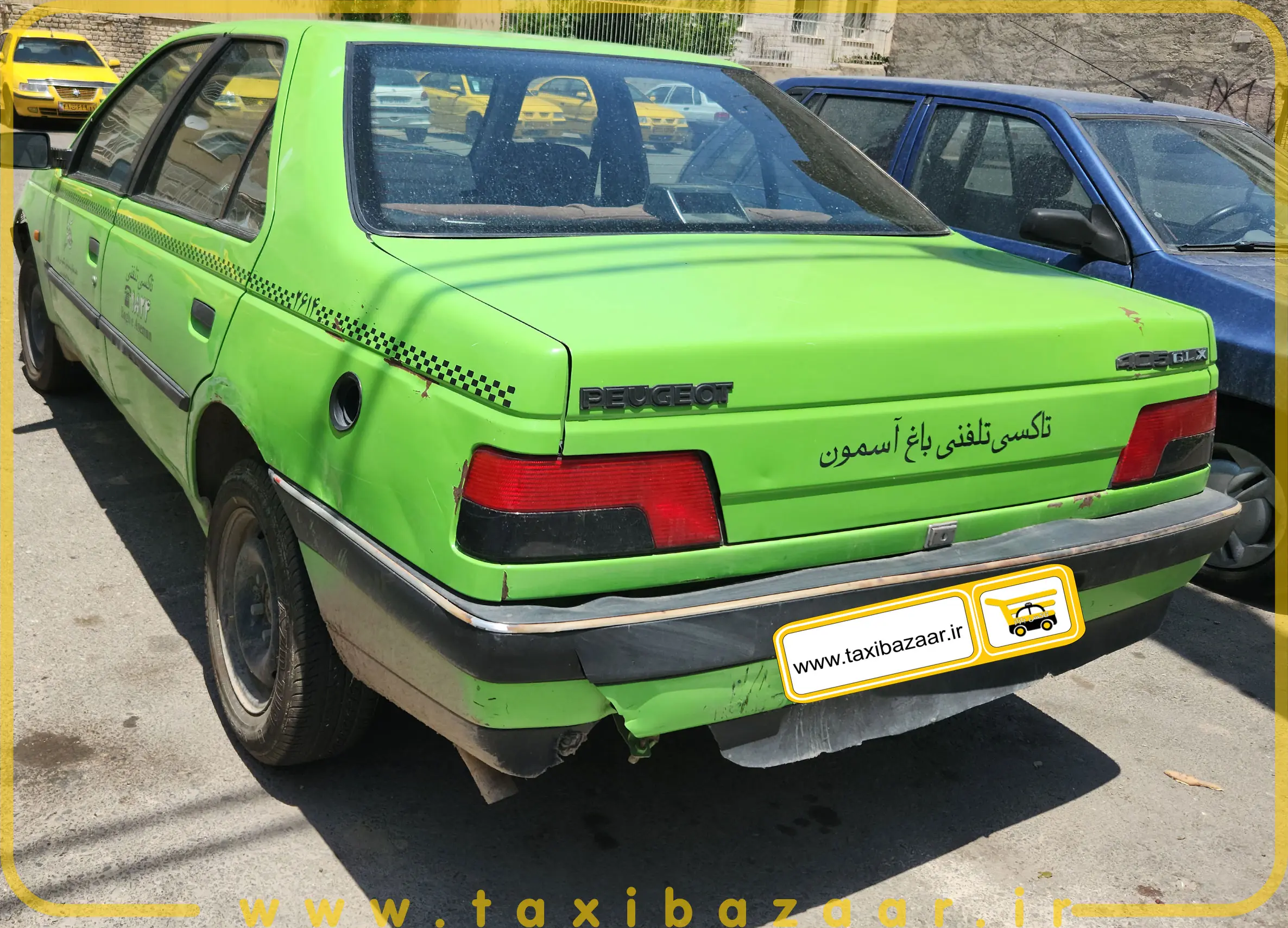 فروش تاکسی پژو 405 مدل 96 بسیار سالم - تاکسی فروش | خرید و فروش تاکسی پژو و  انواع تاکسی
