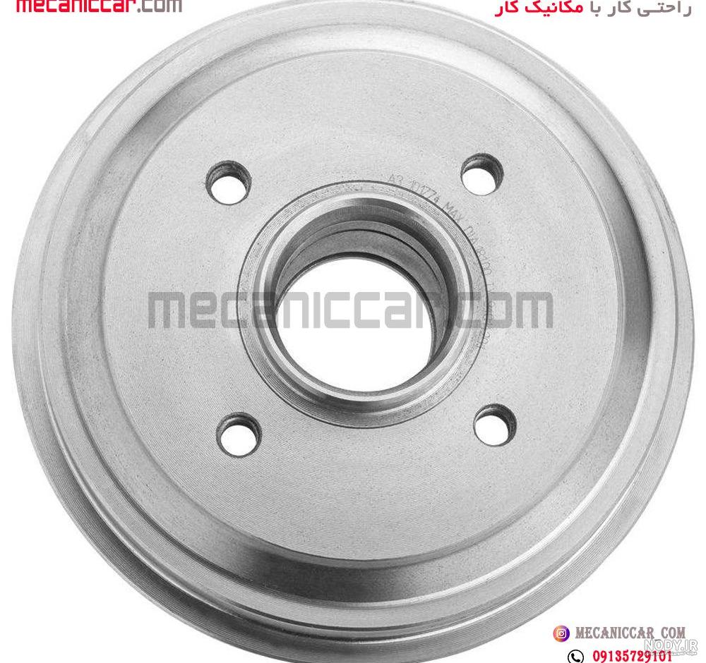 مجموعه کامل سیستم ترمز چرخ عقب ABS پژو 405 GLX شرکتی (تبدیل کاسه چرخ عقب به