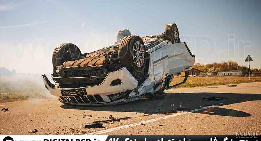 عکس ماشین تصادفی پژو 206 عکس ماشین تصادفی پژو 206