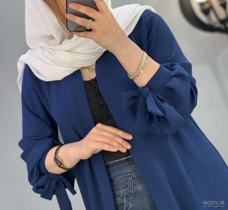 مانتو مشکی محرمی | مدل های مانتو بلند و کوتاه بسیار شیک