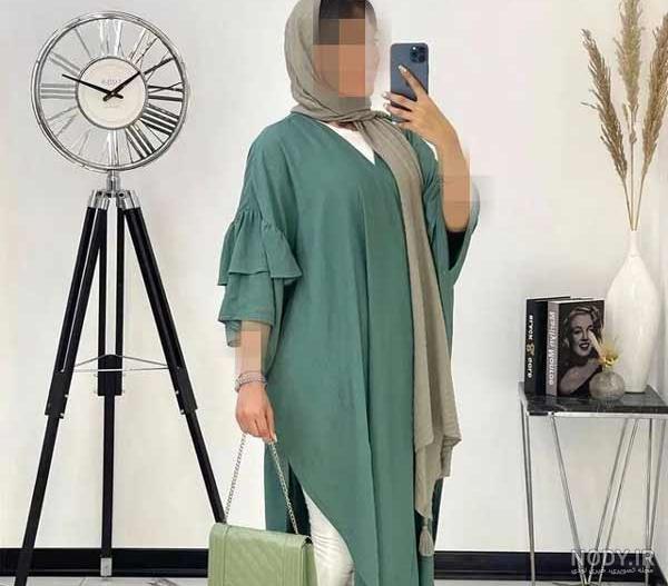 مدل مانتو ابروبادی جلو باز شیک زنانه و دخترانه برای افراد با سلیقه - مگسن