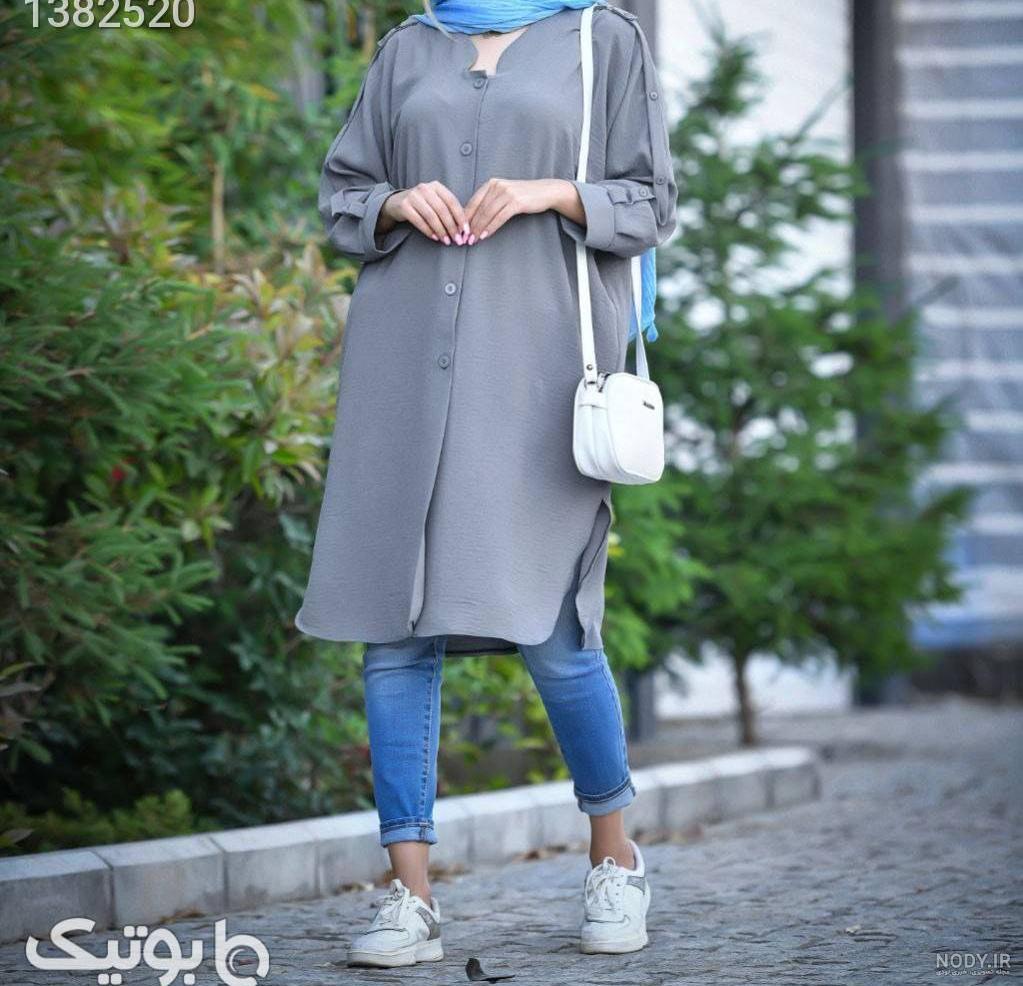 مدل مانتو ابروبادی زیبا ساده بسیار شیک و جذاب زنانه و دخترانه - الی مگ