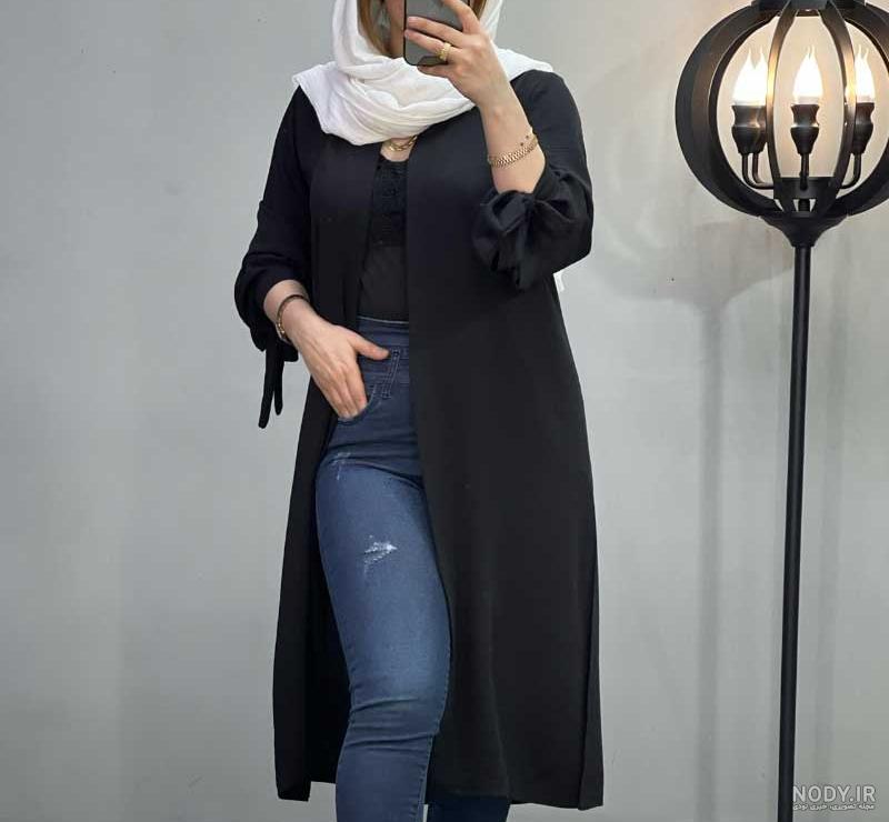 مدل مانتو ابروبادی مشکی جدید