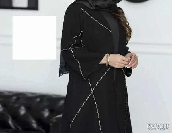 مدل مانتو ابروبادی مشکی دخترانه جدید