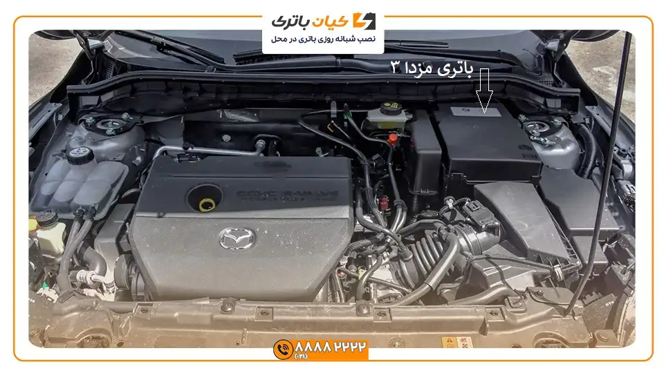 جدیدترین لیست از عکس داخل موتور مزدا ۳