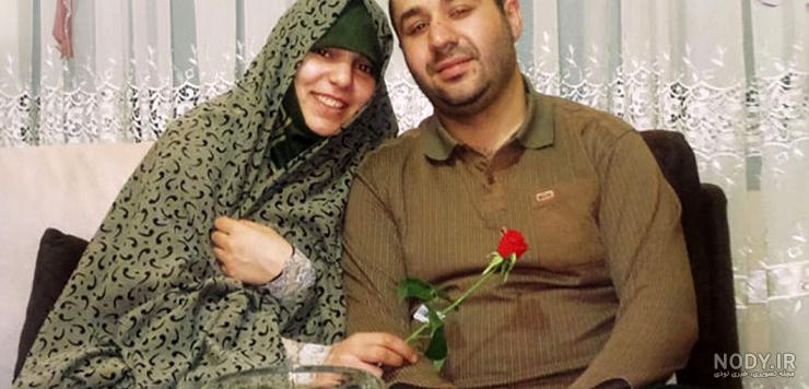 عکس همسر شهید کیانوش بساطی