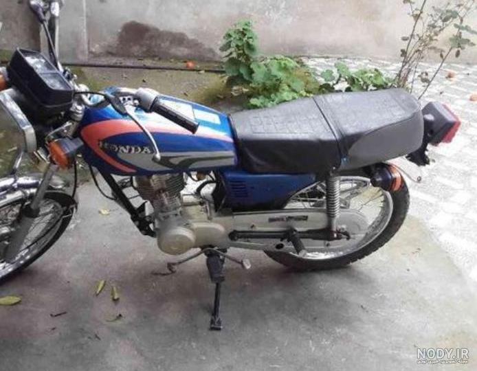 عکس خفن ژست عکس با موتور هوندا 125