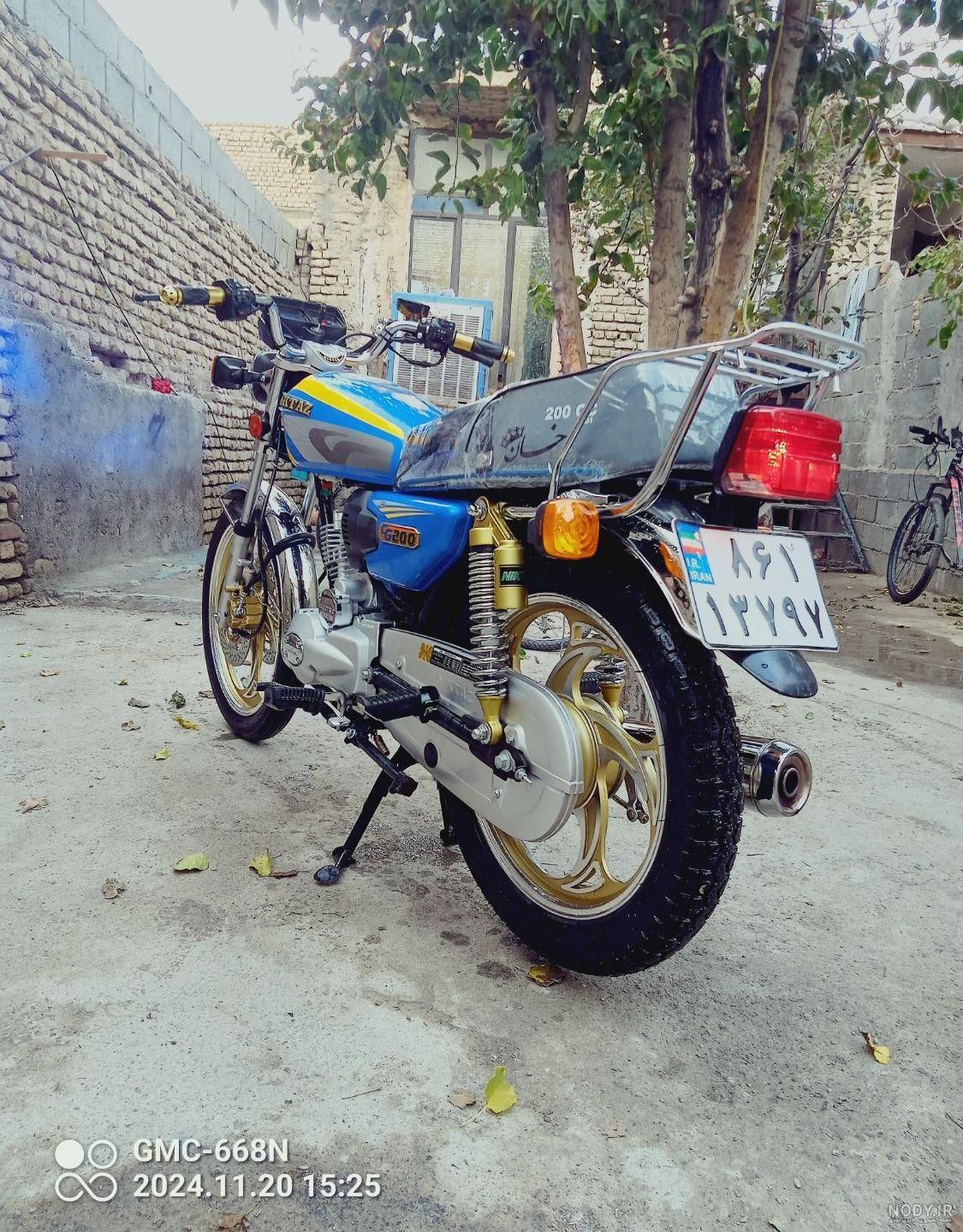 عکس موتور هوندا 200 نیکتاز عکس موتور هوندا 200 نیکتاز