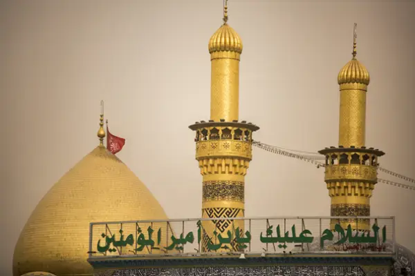 تصویری زیبا از حرم حضرت عباس علیه السلام و بین الحرمین تصویری زیبا از حرم حضرت عباس علیه السلام و بین الحرمین