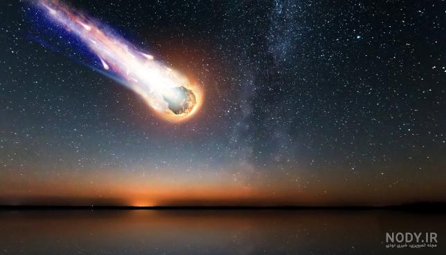 عکس واقعی ستاره دنباله دار