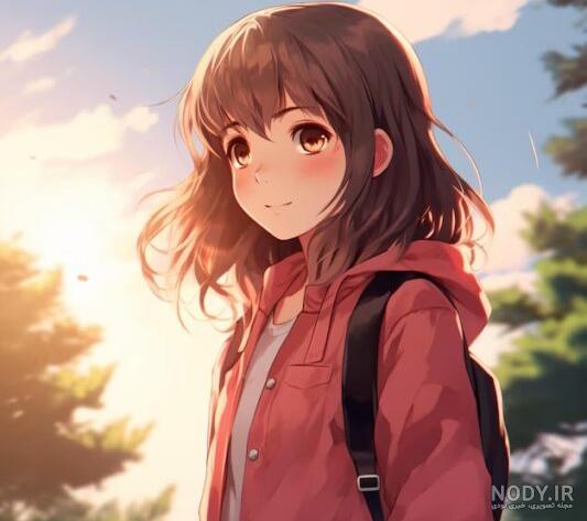 عکس انیمه دخترانه مدرسه ای عاشقانه