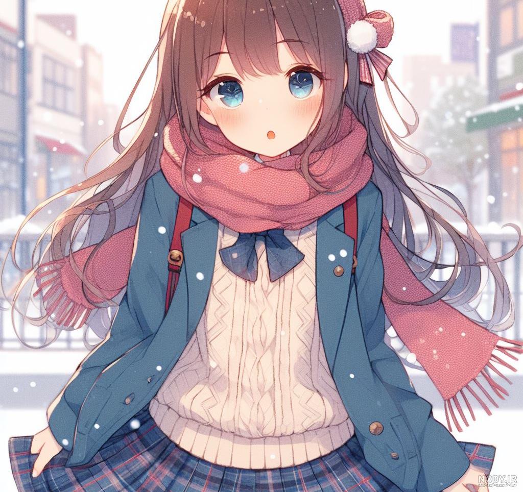 عکس انیمه دخترانه مدرسه ای عاشقانه