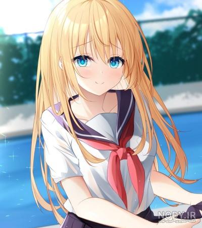 عکس انیمه دخترانه مدرسه ای عاشقانه