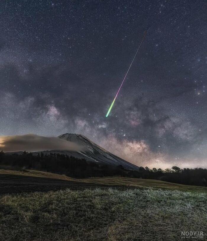 عکس واقعی ستاره دنباله دار