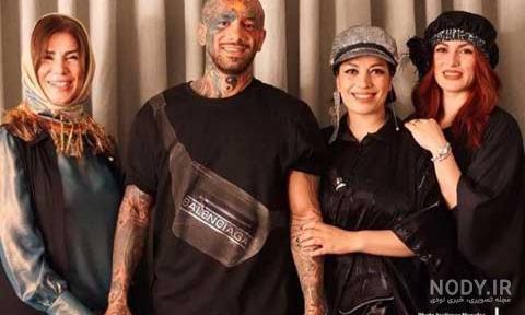 خالکوبی تتلو عکس مادر و خواهر بدون سانسور