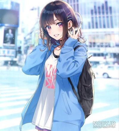 عکس انیمه دخترانه مدرسه ای عاشقانه