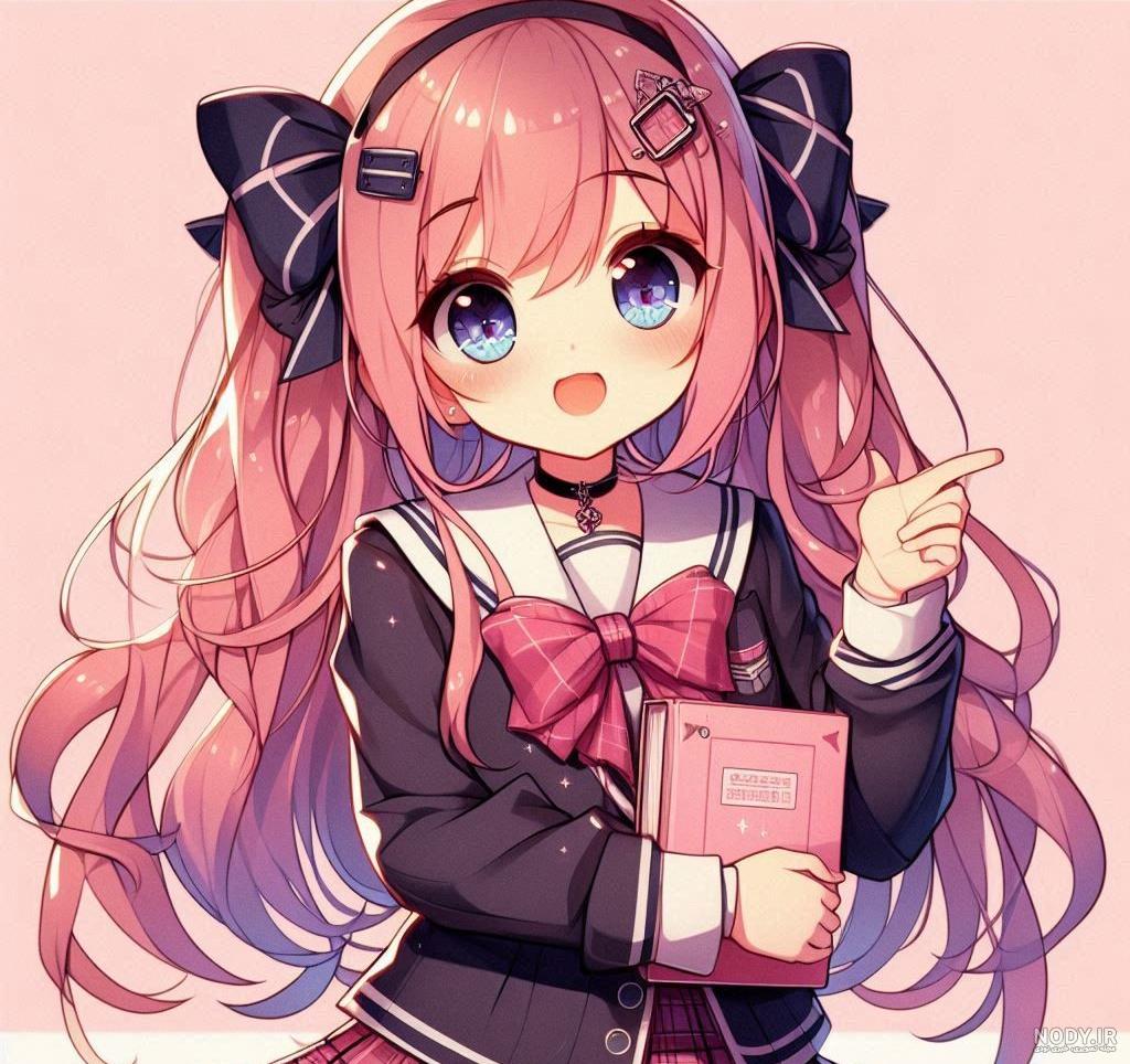 عکس خفن عکس انیمه صورتی با کیفیت